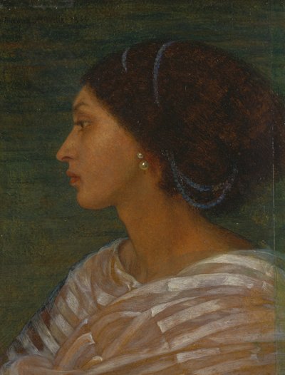 Cabeça de uma mulher mulata (Sra. Eaton) de Joanna Boyce Wells